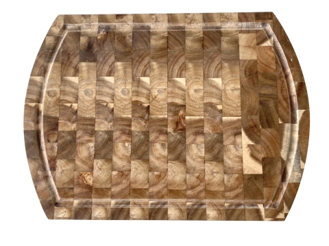 Durable acacia chopping block